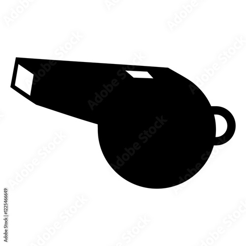 Whistle Silhouette illustration