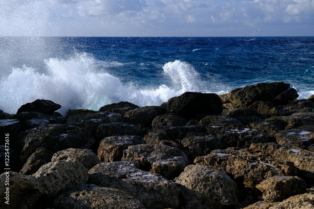 waves on the rocks waves on the rocks