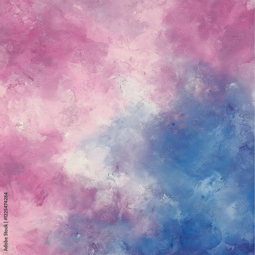 Obraz premium Abstract pastel gradient with soft pink and blue watercolor texture
