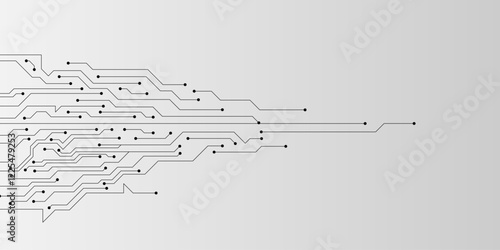 Abstract electronic board. Circuit board texture for digital technology concept background