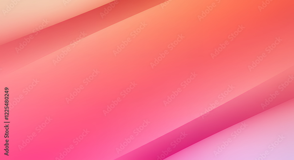 Obraz premium Abstract Pink and Orange Gradient Background with Diagonal Lines