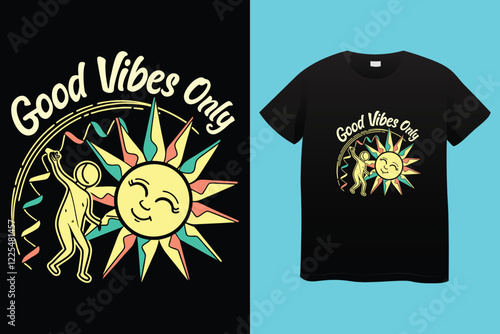 retro wave groove t-shirt design, summer vibes t-shirt typography design, print vector design, sunny day t-shirt design.
