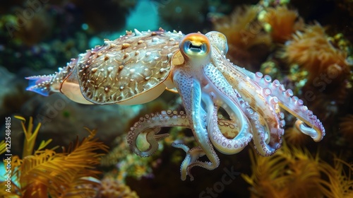 Hard and brittle cuttlefish bones are found in all Sepiidae family members and other cephalopods. photo