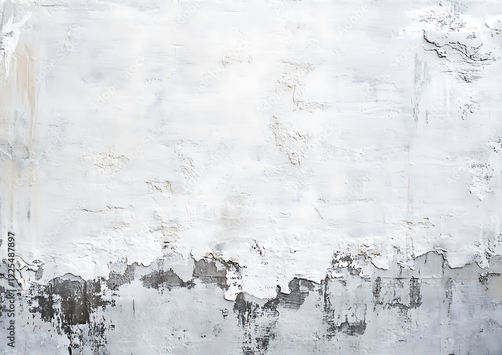 Fototapeta premium Elegant white and gray concrete wall texture, finely detailed, high resolution, and minimalist, ideal for professional graphic use