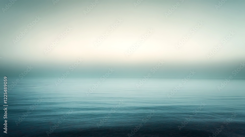 Serene Waters Under a Misty Sky Serene Waters Under a Misty Sky