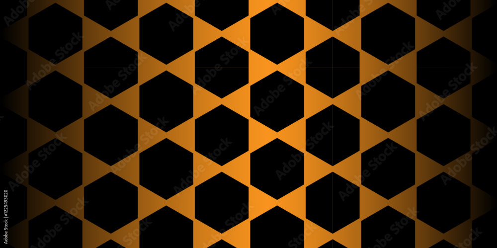 Golden Seamless hexagon pattern with gold strip line. Abstract cube hexagon shape background. Vector banner design. Hexagons pattern. Flat vector illustration isolated on white background. medical. Golden Seamless hexagon pattern with gold strip line. Abstract cube hexagon shape background. Vector banner design. Hexagons pattern. Flat vector illustration isolated on white background. medical.