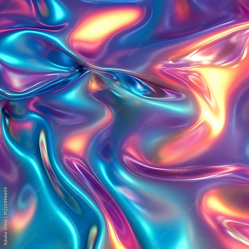 Holographic rainbow foil iridescent texture abstract hologram background
Holographic rainbow foil iridescent texture abstract hologram background