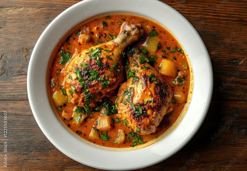 Flavorful Chicken Drumsticks Stewed with Vegetables and Herbs Flavorful Chicken Drumsticks Stewed with Vegetables and Herbs