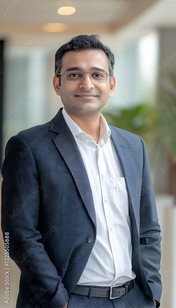 Indian businessman presents data-driven insights to corporate team - Indian businessman presents data-driven insights to corporate team -