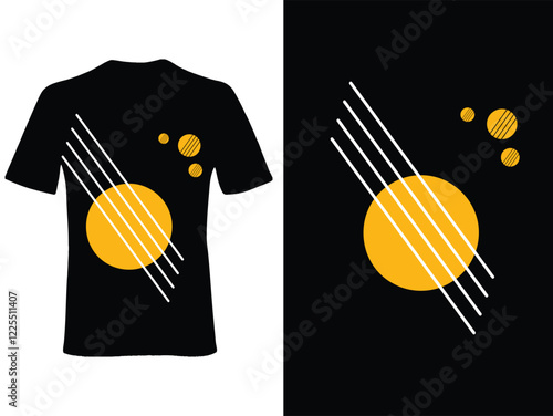  Abstract t-shirt design for both men and women