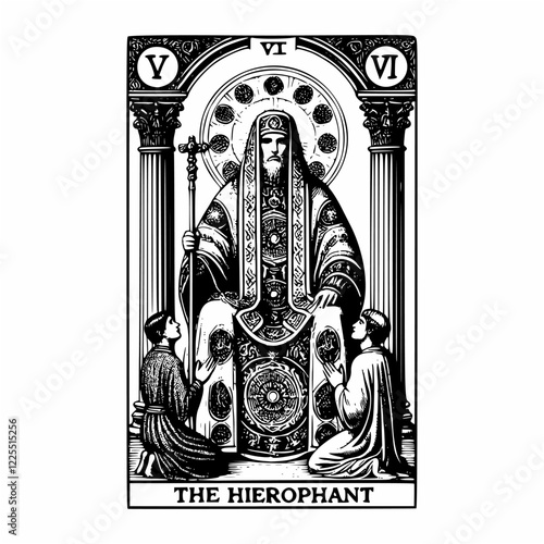 The Hierophant Tarot Card Description