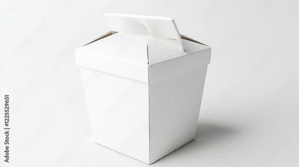 White Cardboard Takeout Container With Lid White Cardboard Takeout Container With Lid