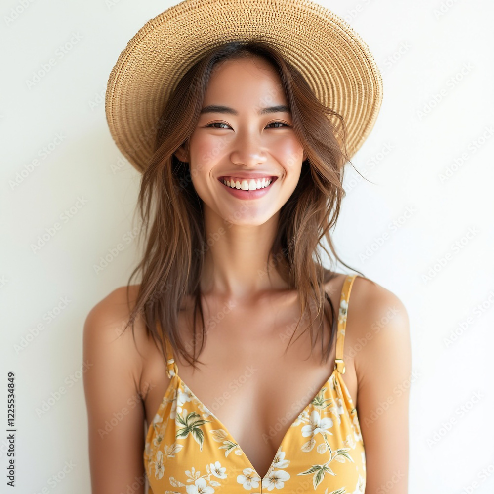 portrait of a woman in a hat portrait of a woman in a hat
