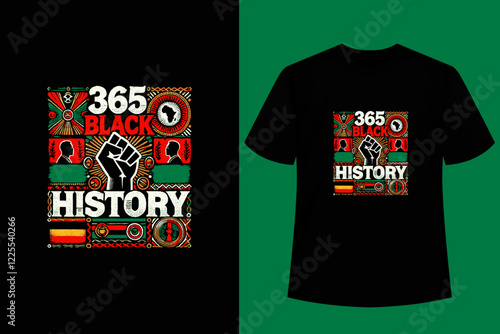 Black History Month T-shirt Design, Black History Month, T-shirt Design