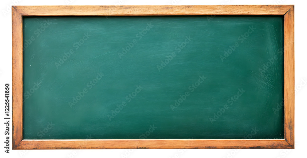 Empty green chalkboard with wooden frame. Perfect for education, message, or announcement background. Empty green chalkboard with wooden frame. Perfect for education, message, or announcement background.