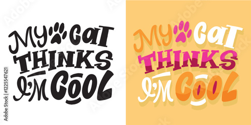 Trendy funny hand drawn doodle lettering quote. Lettering for t-shirt design, mug print, bag print, clothes fashion. 100% hand drawn vector image.