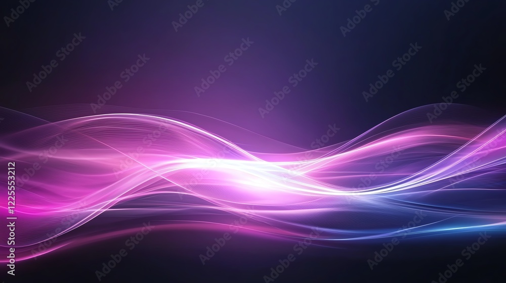 A captivating abstract image featuring smooth, flowing waves of pink and blue light, creating a sense of motion and fluidity. Ideal for use in modern design projects. A captivating abstract image featuring smooth, flowing waves of pink and blue light, creating a sense of motion and fluidity. Ideal for use in modern design projects.