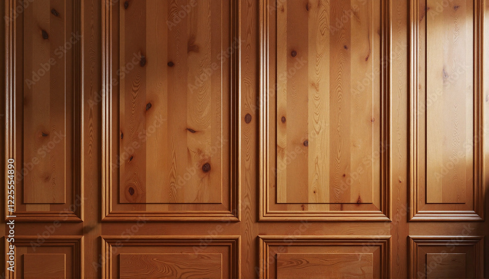 Elegant wooden paneling with classic design, refined aesthetic Elegant wooden paneling with classic design, refined aesthetic