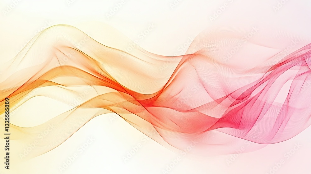 Abstract Red Orange Yellow Wave Design Abstract Red Orange Yellow Wave Design