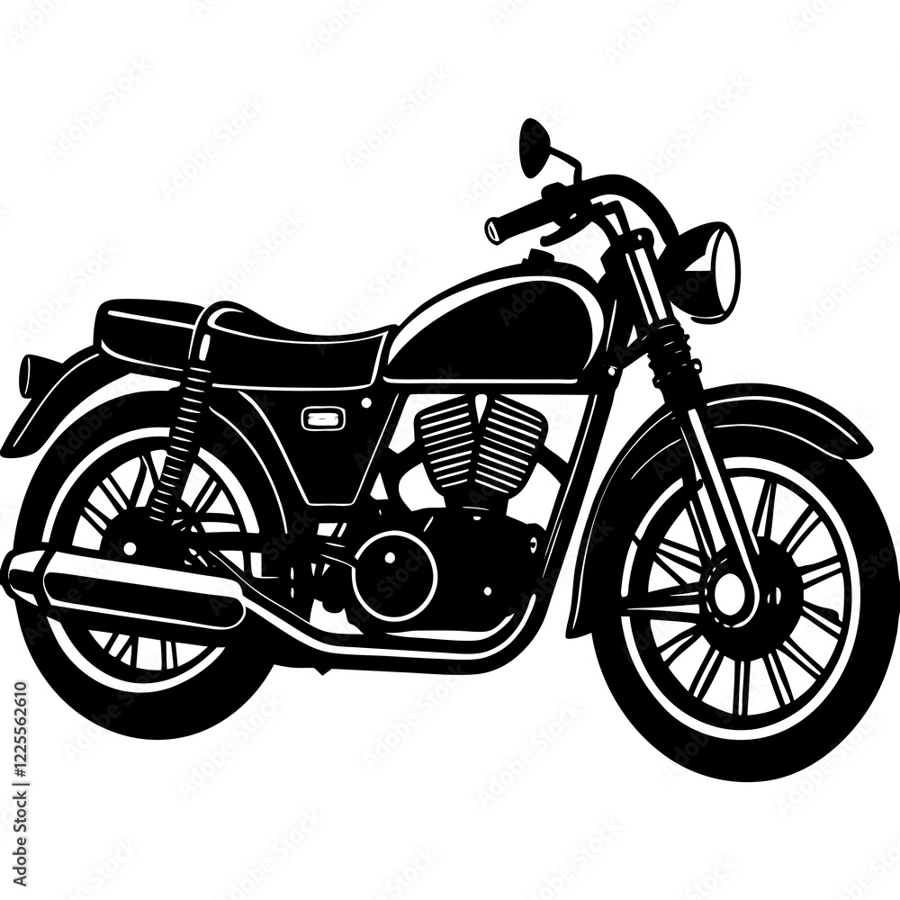 Obraz premium motorcycle isolated on white