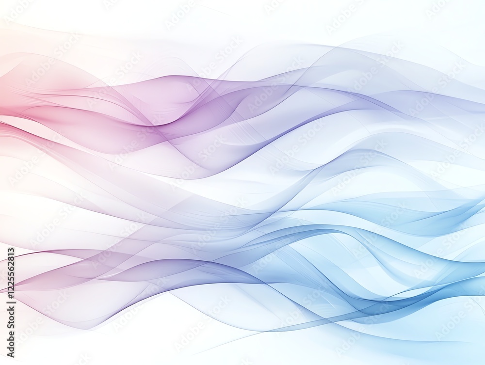 A smooth flow of colorful waves in pink, blue, and white tones, creating an abstract pattern that conveys a sense of motion and fluidity. Ideal for digital backgrounds and designs. A smooth flow of colorful waves in pink, blue, and white tones, creating an abstract pattern that conveys a sense of motion and fluidity. Ideal for digital backgrounds and designs.