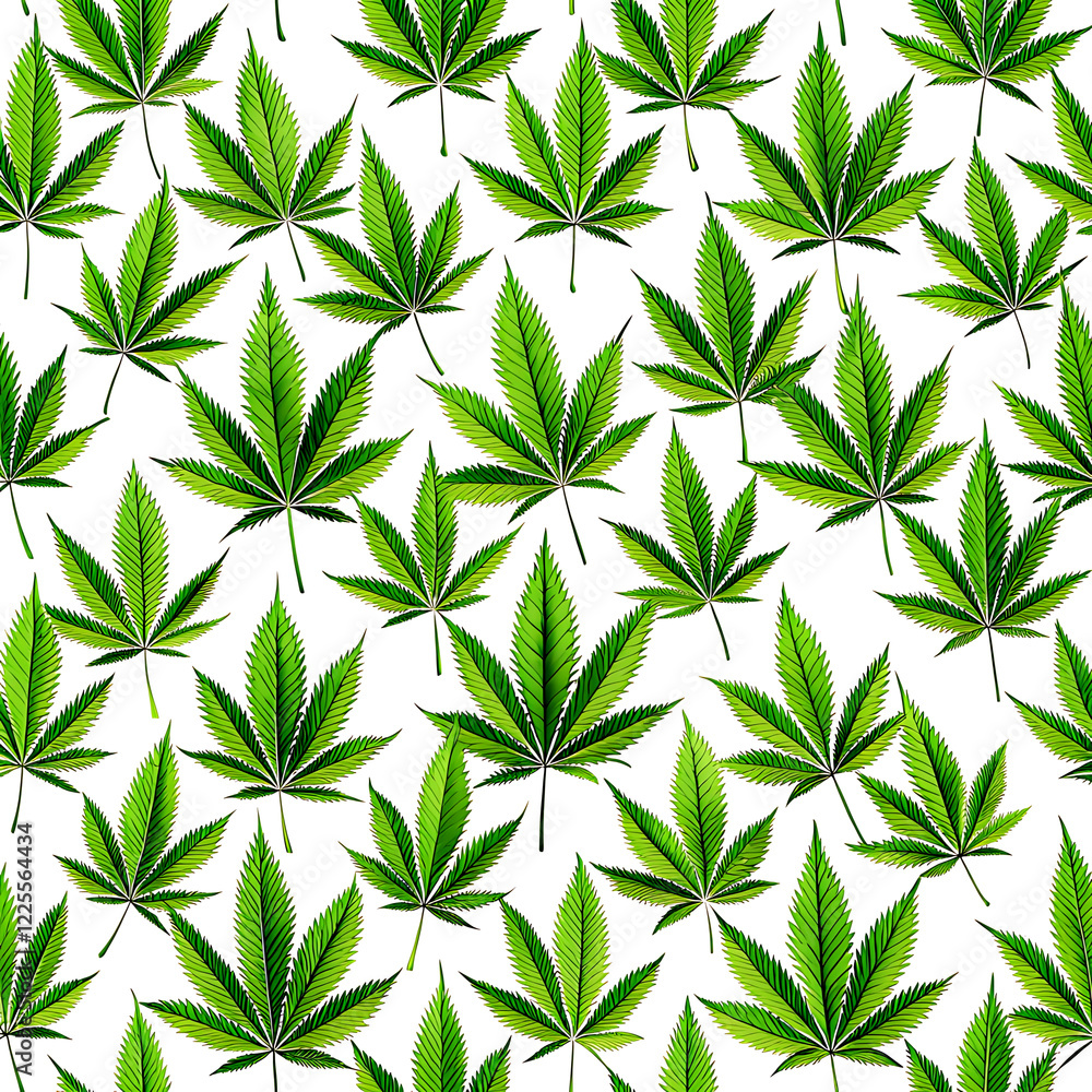Marijuana Leaf Repeat Pattern | Cannabis Digital Background Texture Marijuana Leaf Repeat Pattern | Cannabis Digital Background Texture