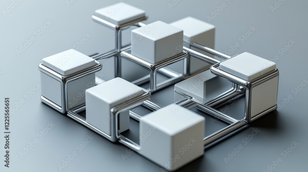 Futuristic Business Model Representation with Geometric Shapes for Success in Modern Enterprises Futuristic Business Model Representation with Geometric Shapes for Success in Modern Enterprises