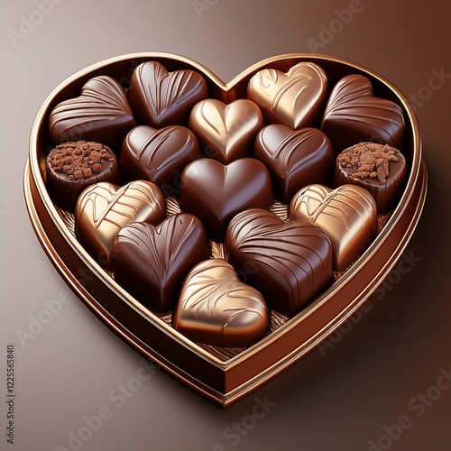 heart shaped box of chocolates