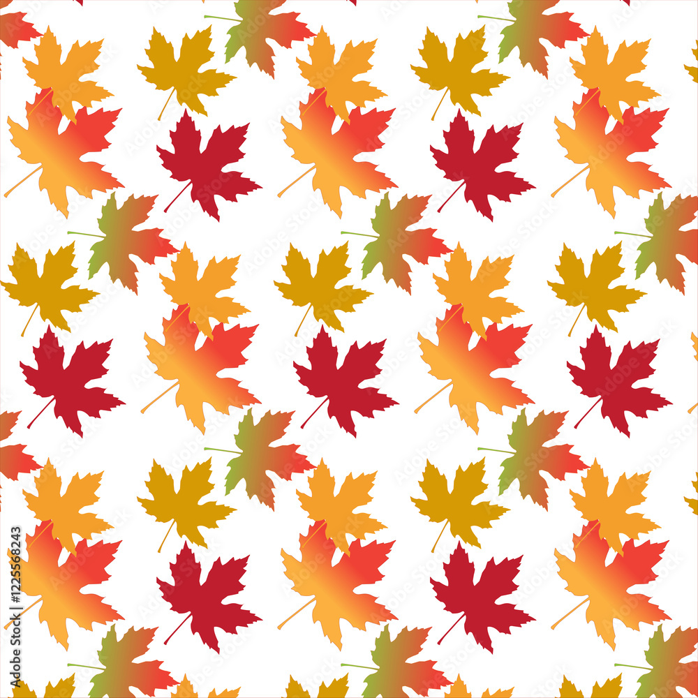 Autumn leaves seamless pattern Autumn leaves seamless pattern