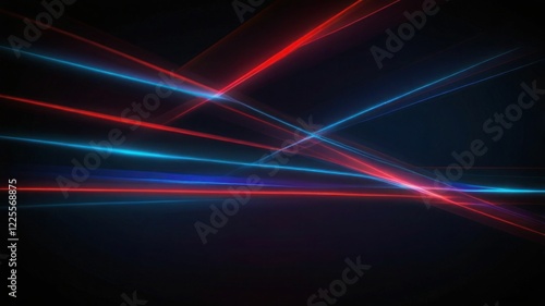 Red blue lines light speed motion background. red faster motion background design. fast moving digital technology concept texture and black space