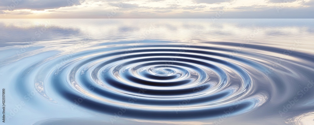 Serene Spiral Concentric Water Ripples on a Calm Sea, Abstract Composition, Digital Art, Nature, Serenity Keywords Water, Ripple Serene Spiral Concentric Water Ripples on a Calm Sea, Abstract Composition, Digital Art, Nature, Serenity Keywords Water, Ripple