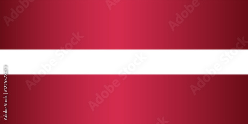 National Flag of the Republic of Latvia. Vector element