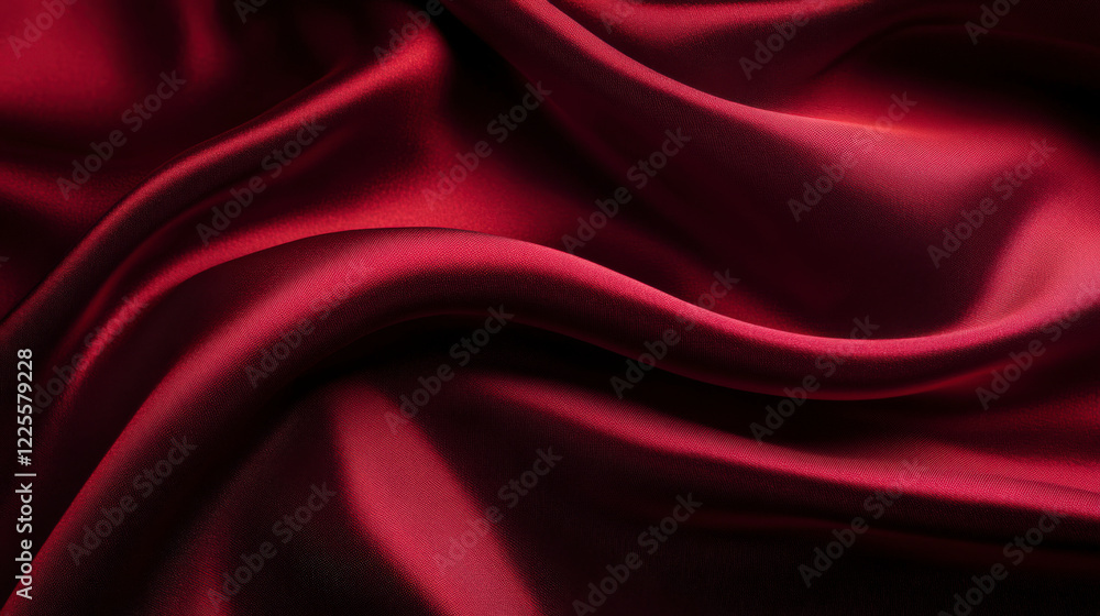 Obraz premium Deep Crimson Red Abstract Background with Soft Texture