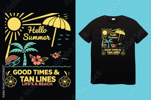 Summer t shirt design, World coconut day T shirt design vector.