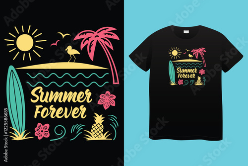 Summer t shirt design, World coconut day T shirt design vector.