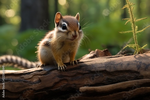 Wallpaper Mural squirrel on a tree Torontodigital.ca