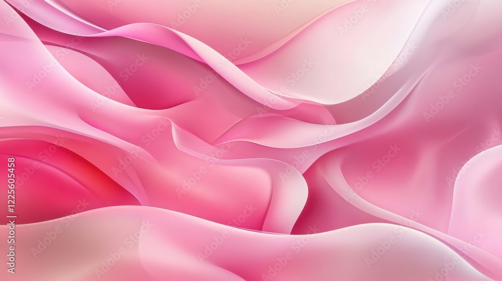 Fototapeta premium Pink Abstract Fluid Art Wallpaper Background