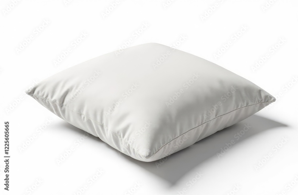 Premium Quality Square Pillow Cushion Mockup isolated on white Background Premium Quality Square Pillow Cushion Mockup isolated on white Background