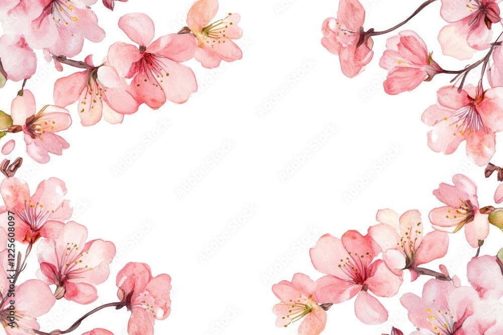 Fototapeta premium Elegant Floral Cherry Blossom Design for All Occasions