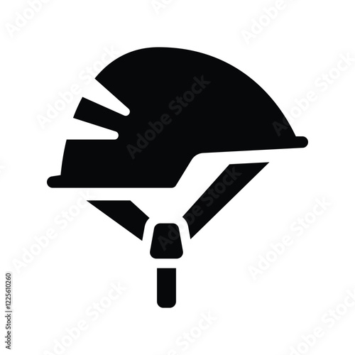Climbing helmet icon