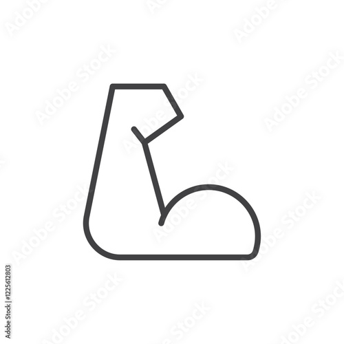 Arm icon Vector logo set flat