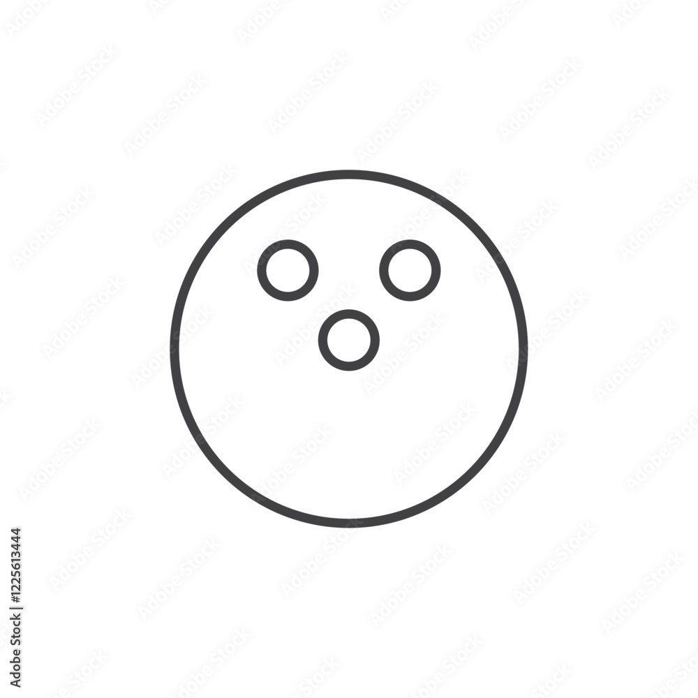 Bowling ball icon Vector logo set flat Bowling ball icon Vector logo set flat