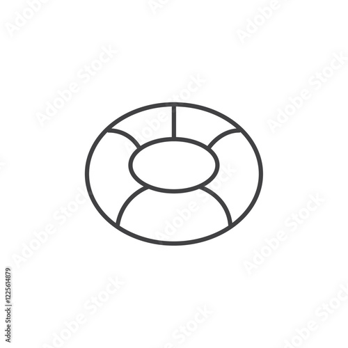 Float icon Vector logo set flat