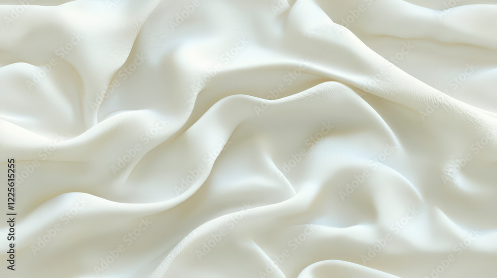 Ivory Linen Fabric Texture on a Flat White Background Ivory Linen Fabric Texture on a Flat White Background