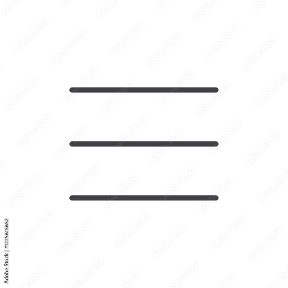 Menu icon Vector logo set flat Menu icon Vector logo set flat