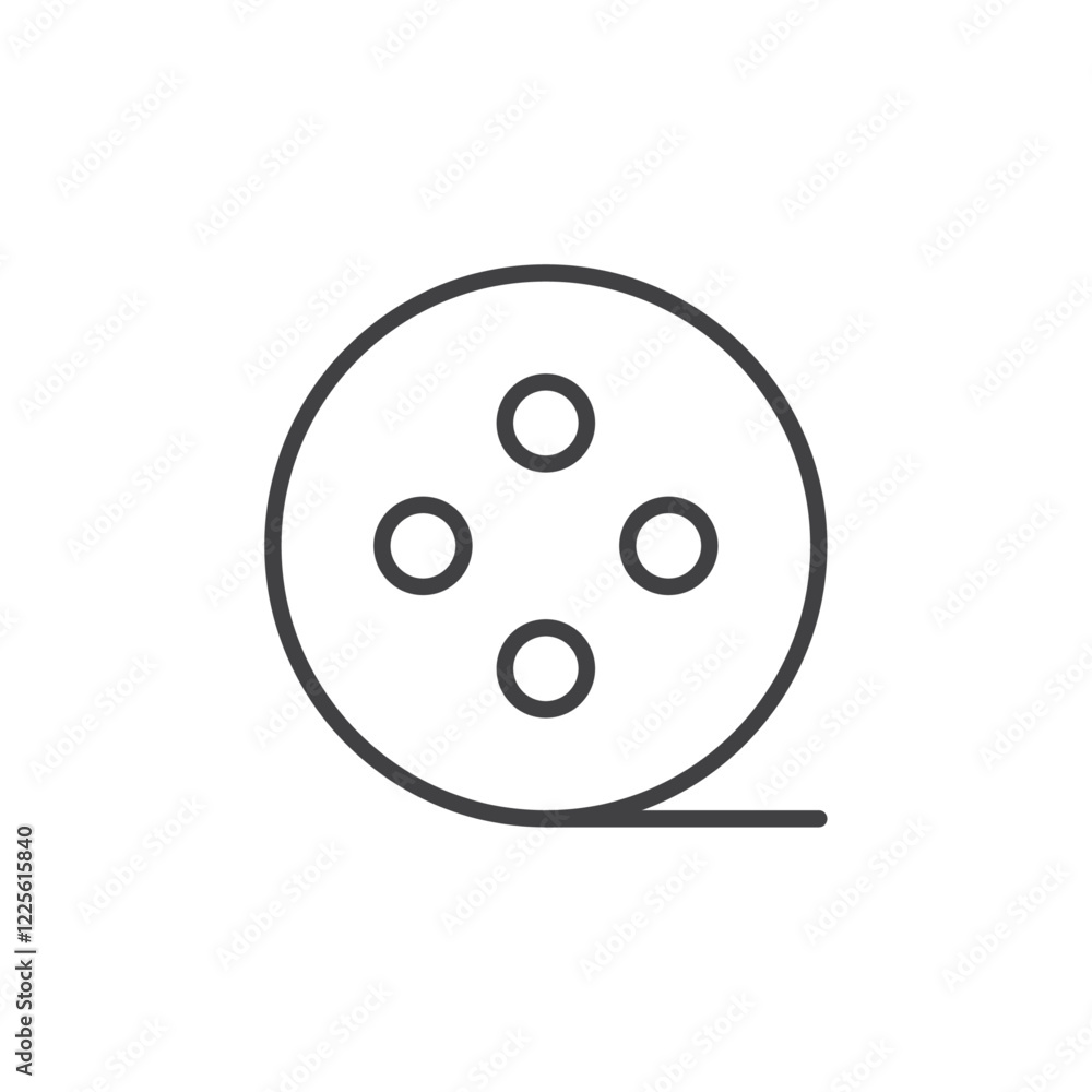 Movie icon Vector logo set flat Movie icon Vector logo set flat