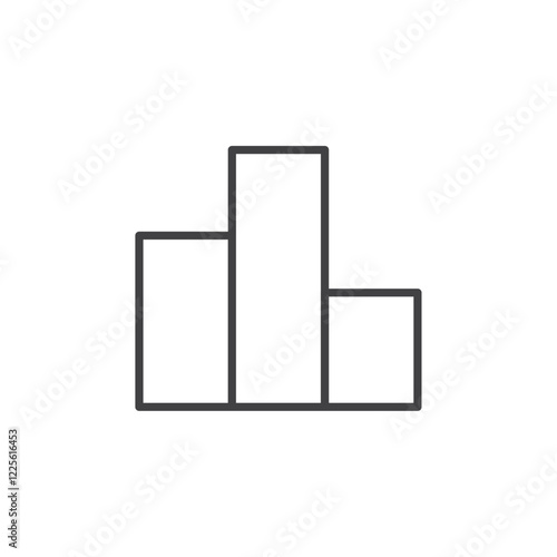 Ranking icon Vector logo set flat