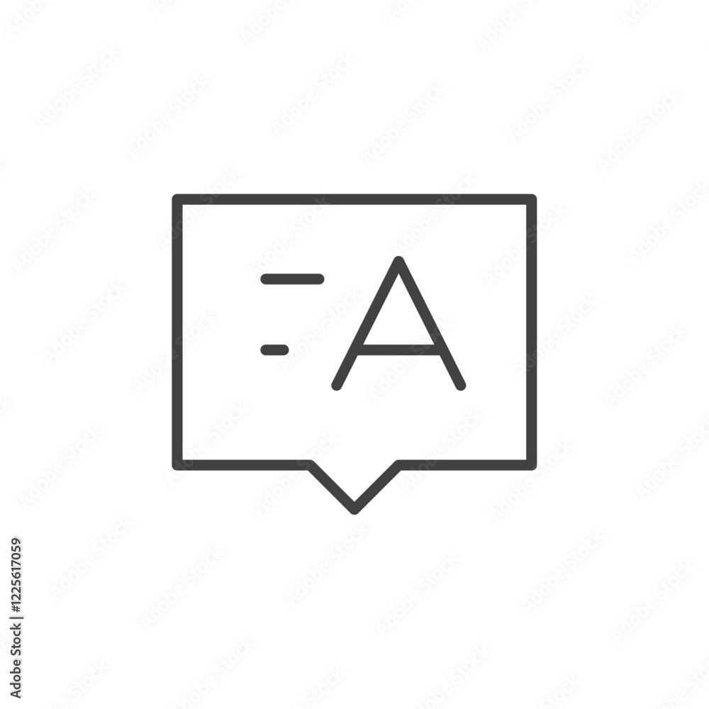 Text message icon Vector logo set flat