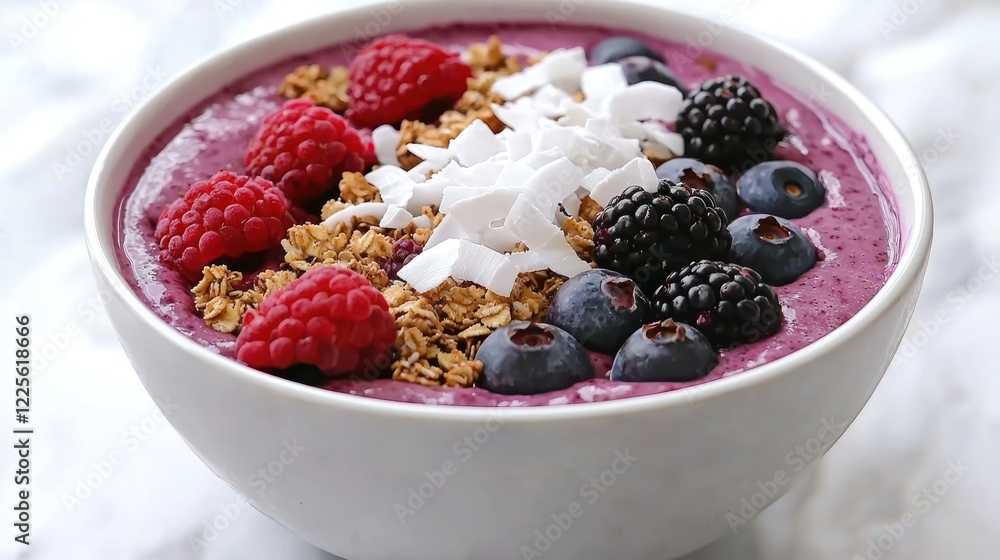 Berry Smoothie Bowl with Granola and Coconut Berry Smoothie Bowl with Granola and Coconut