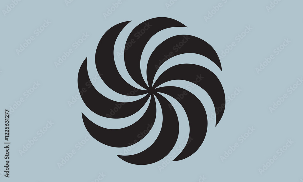 Spiral Swirl Design Elements stock illustration 'spiral, design element, illustration, retro style, vector, black color, swirl pattern, horizontal, simplicity, spotted, vortex, abstract, computer grap Spiral Swirl Design Elements stock illustration 'spiral, design element, illustration, retro style, vector, black color, swirl pattern, horizontal, simplicity, spotted, vortex, abstract, computer grap